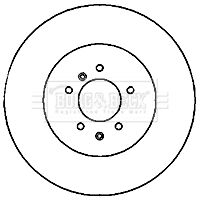 BORG & BECK Piduriketas BBD5822S